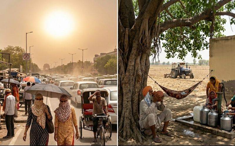 محکمہ موسمیات کا انتباہ: شمالی ہندوستان سمیت کئی علاقوں میں شدید گرمی کی لہریں متوقع 